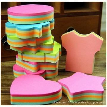 Assorted Die-Cut Sticky Notes, 100sheets. Different Shape for Choice.